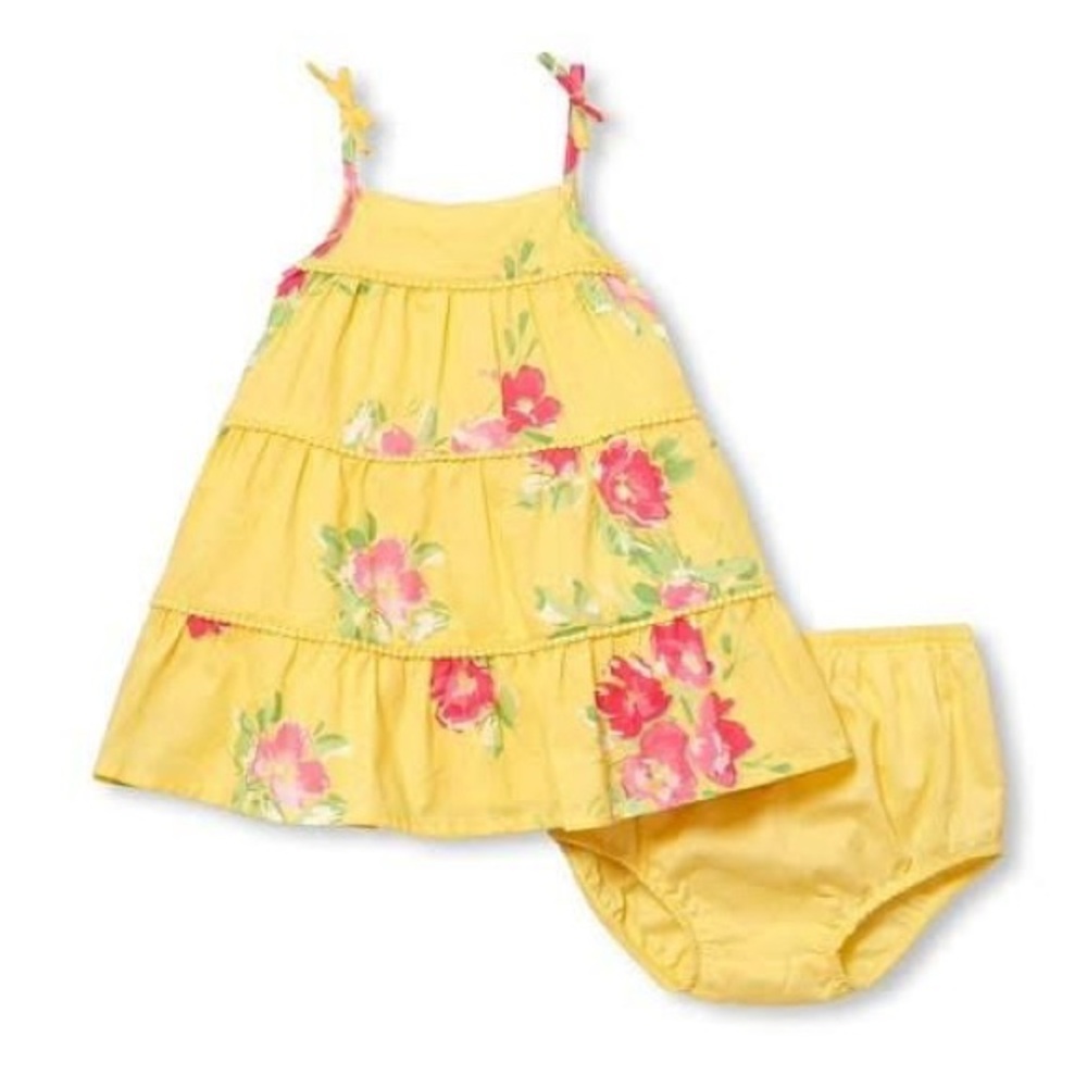 The Children's Place Yellow Floral Dress